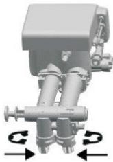 Uniprodo UNI_WATERSOFTENER_3500 - 2) Instrukcje montażu zaworu obejściowego - 16