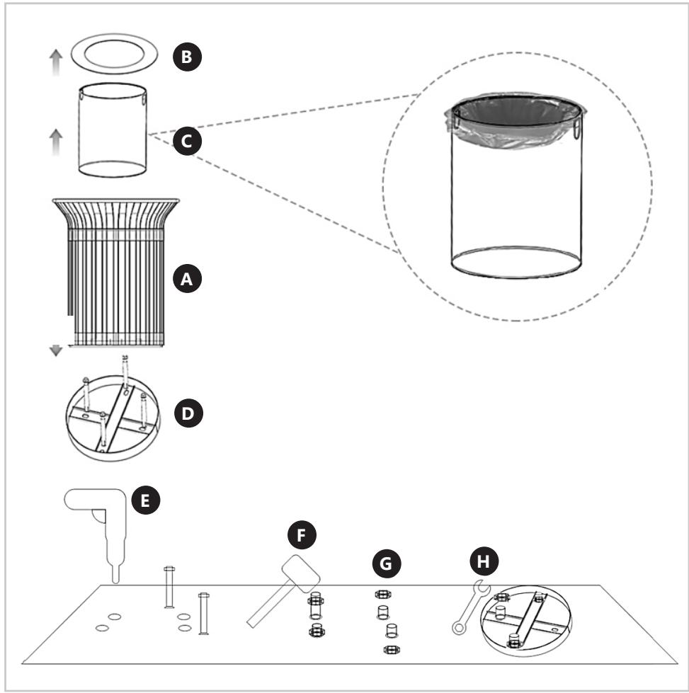 Ulsonix ULX-GB27 - TRASH BIN - 1