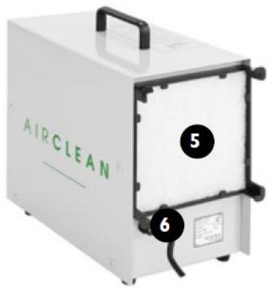 Ulsonix AIRCLEAN 10G - Popis zariadenia - 2