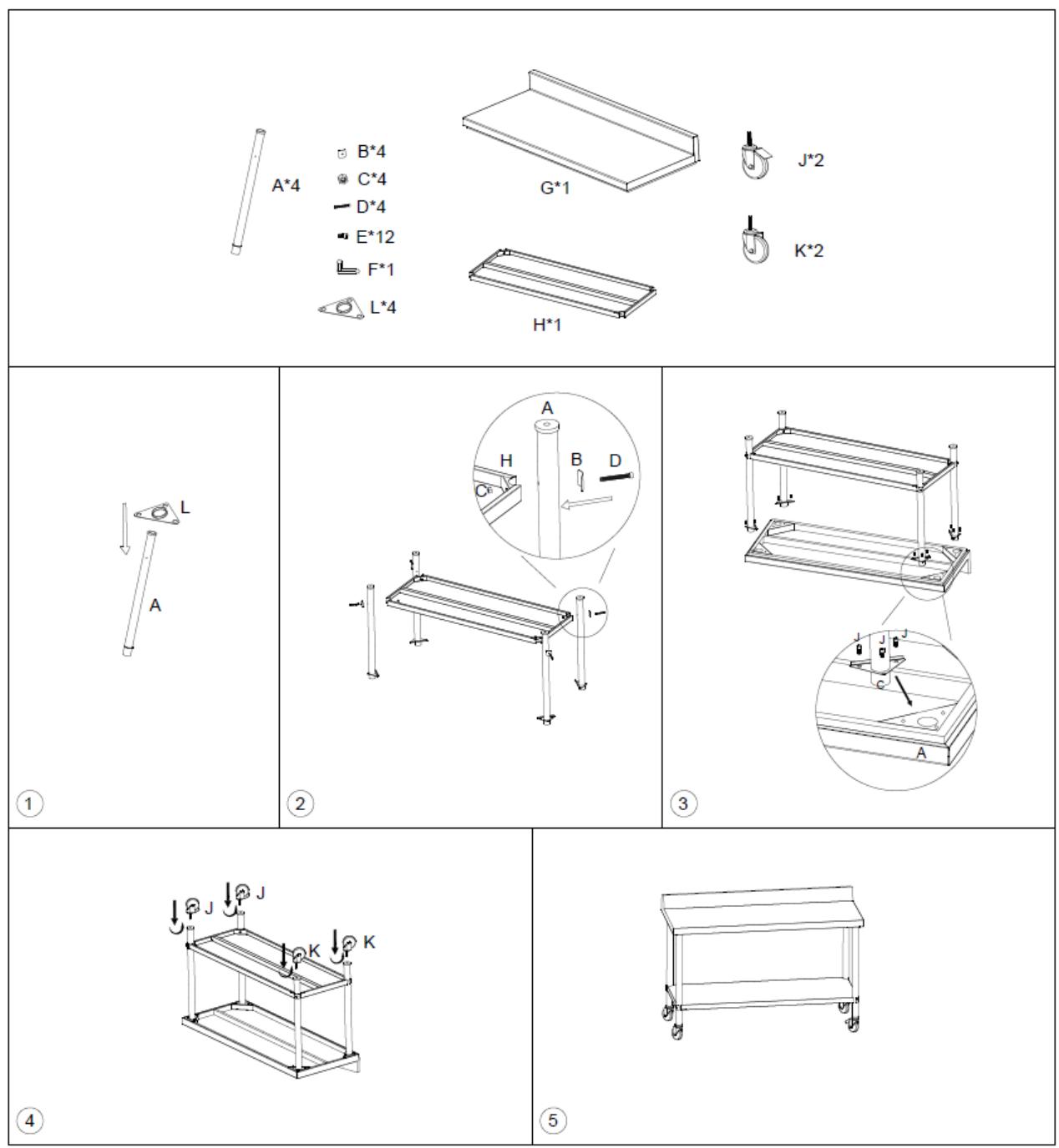 Royal Catering RCAT-150/60-WS - Assembling the device - 187