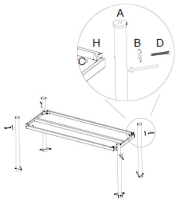A H B D C 1 mm