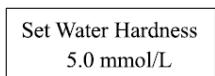 Uniprodo UNI_WATERSOFTENER_750 - 1) Nastavenia používatel'a - 3