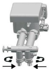 Uniprodo UNI_WATERSOFTENER_750 - 2) Οδηγίες εγκατάστασης βαλβίδας παράκαμψης - 6