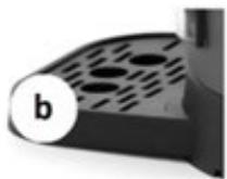 Black plastic mechanical component with handle and cylindrical body (no text or symbols visible)