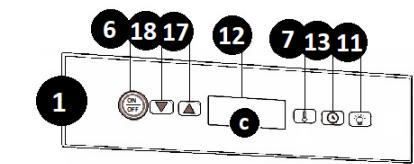 graph TD A["1"] --> B["6"] B --> C["18"] C --> D["17"] D --> E["12"] E --> F["7"] F --> G["13"] G --> H["11"] H --> I["c"] I --> J[" "] J --> K[" "] K --> L[" "]