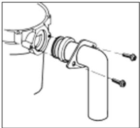 Technical line drawing of a mechanical assembly with no visible text or symbols