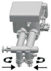 Uniprodo UNI_WATERSOFTENER_1000A - 2) Installasjonsinstruksjoner for bypassventil - 17