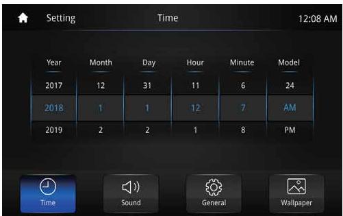 BLAUPUNKT BPA799PLAY - • Time - 1