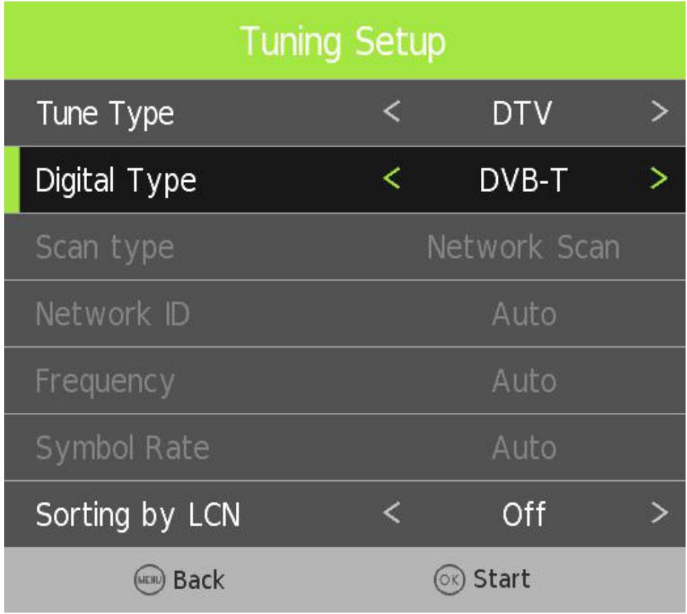 BLAUPUNKT BP2400HDV7100 - TUNING SETUP - 1