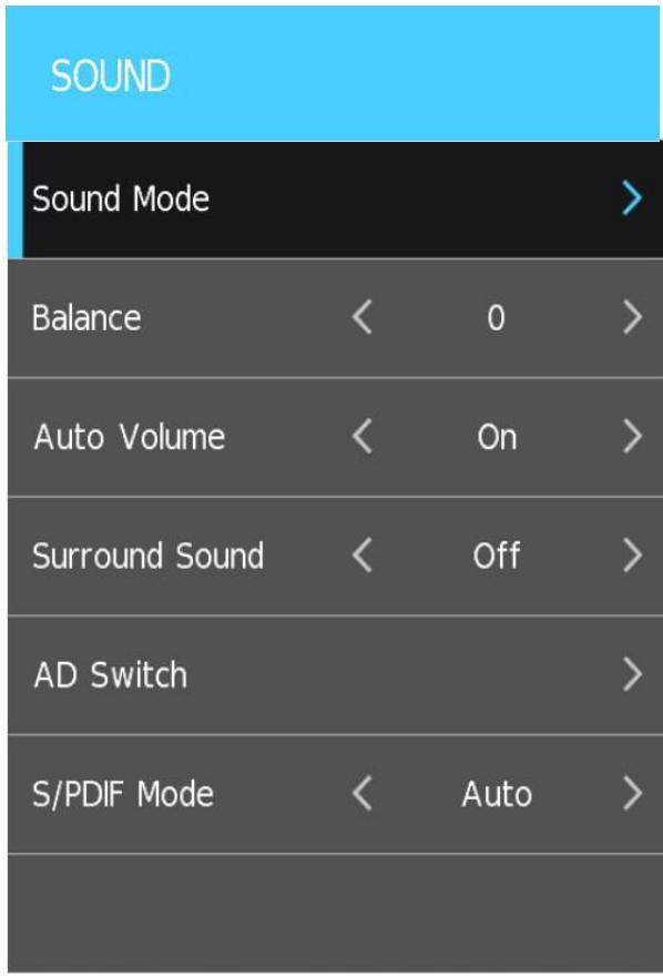 BLAUPUNKT BP2400HDV7100 - SOUND SETTINGS - 1