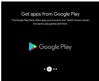 Get apps from Google Play The Google Play Store offers apps you're sure to love. Watch shows, stream live sports, play games and more. Google Play