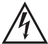 Warning symbol of a lightning bolt inside a triangle (no text or numbers)