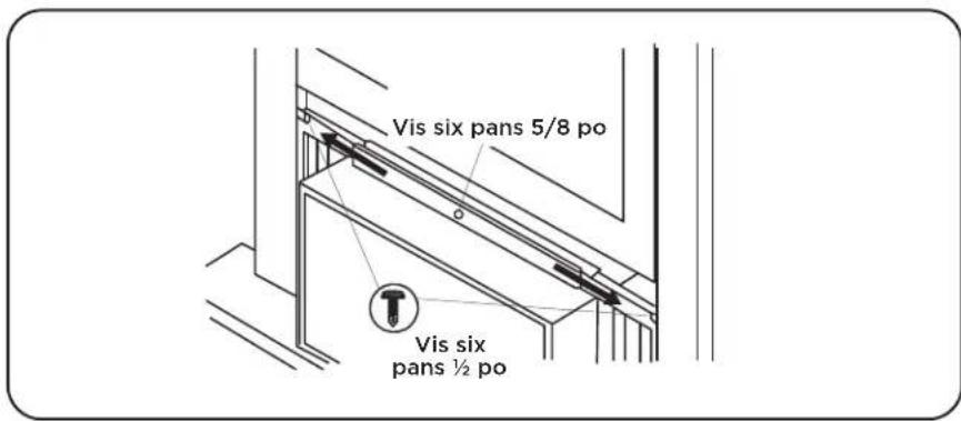 Vis six pans 5/8 po Vis six pans ½ po
