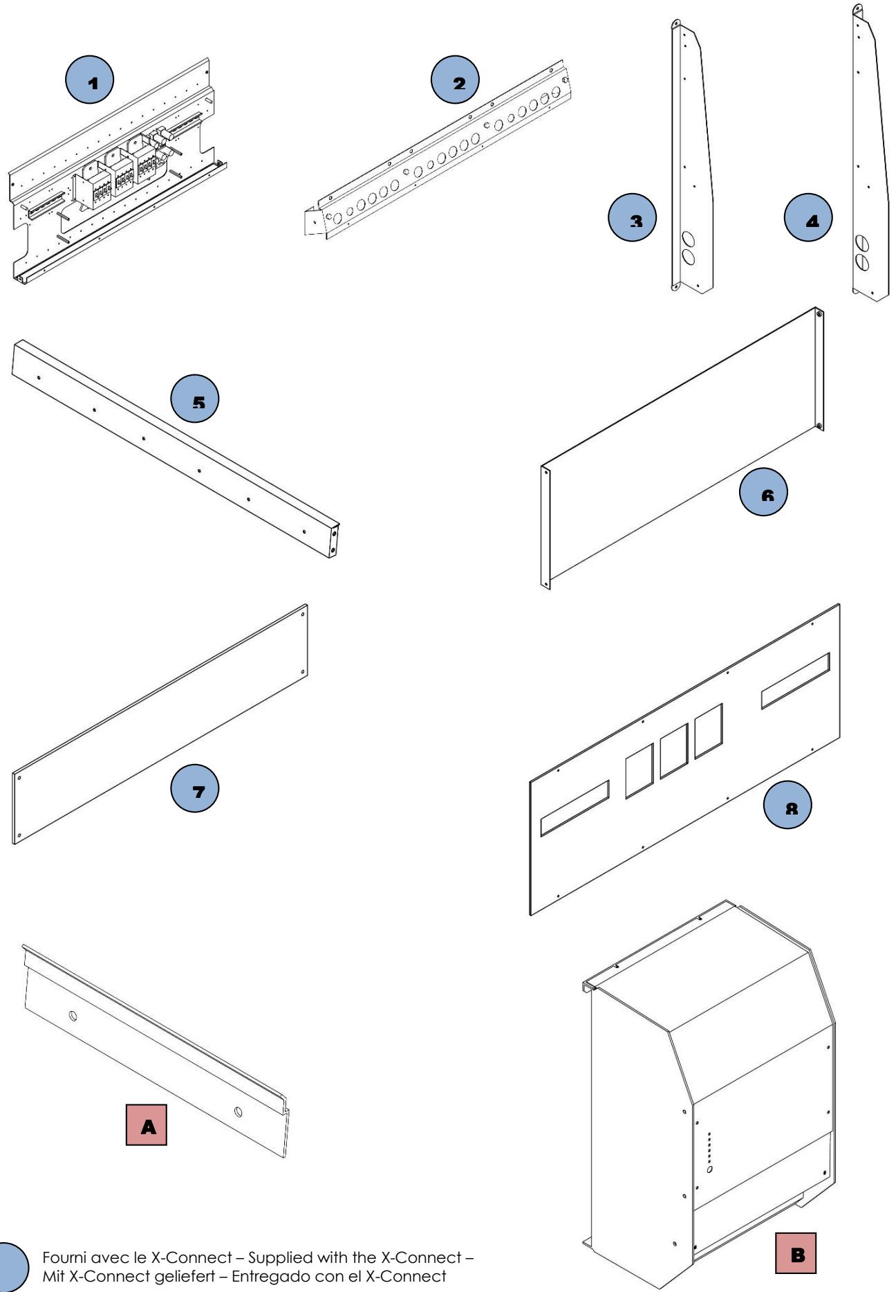 STUDER X-Connect - LISTE DES PIÈCES – LIST OF PARTS – STÜCKLISTE – LISTA DE PIEZAS - 1