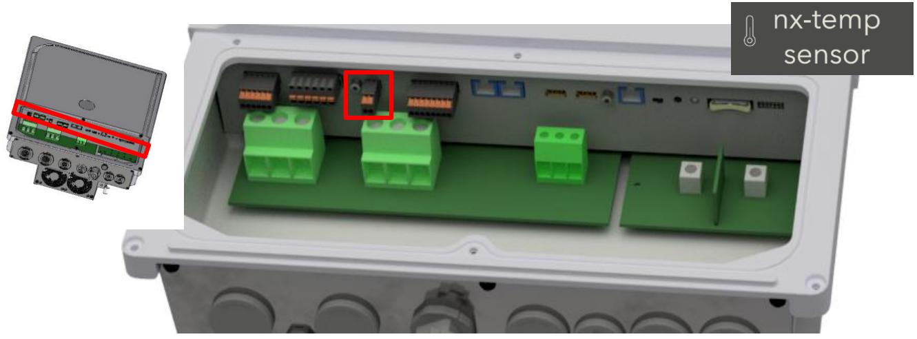 STUDER nx 16500 -48 - Battery temperature sensor connection (nx-tempSensor in option) - 2