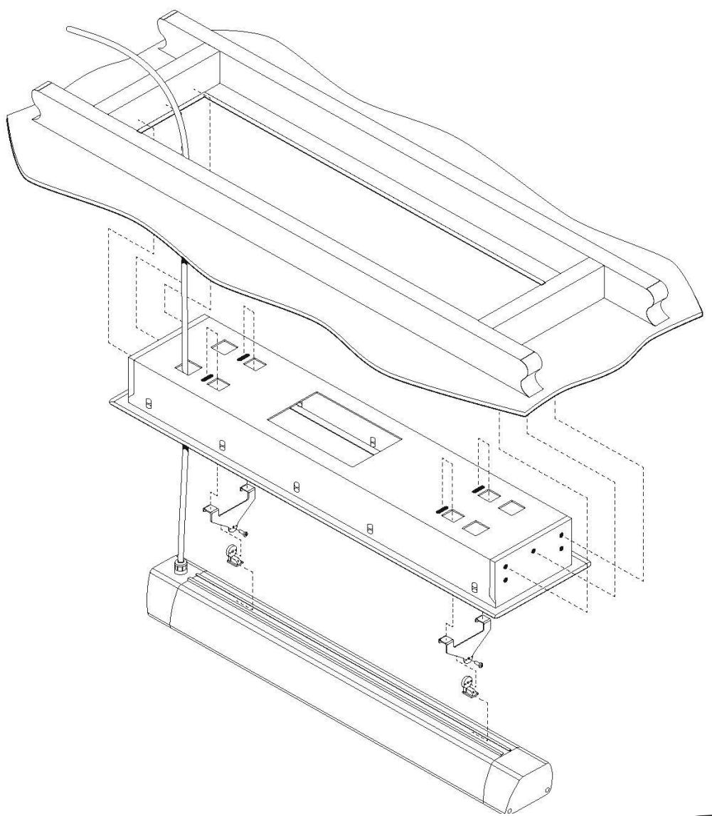 Heatstrip Intense THYAC-051 - Flush Mount Enclosure - 1