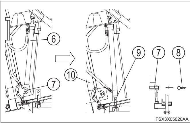 ISEKI SXG324 - SXG327 - DESMONTAJE DEL COLECTOR DE ALTA DESCARGA (SBC650X-H) - 5