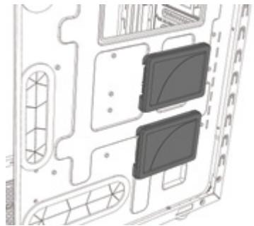 Fractal Design ARC Midi R2 - Motherboard-Platte mit SSD-Montageoptionen - 1