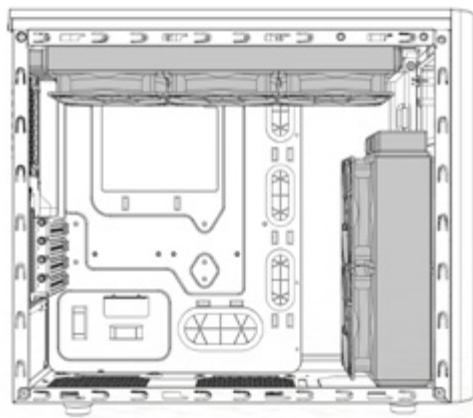 Fractal Design Arc Mini R2 - 수냉 옵션 - 1