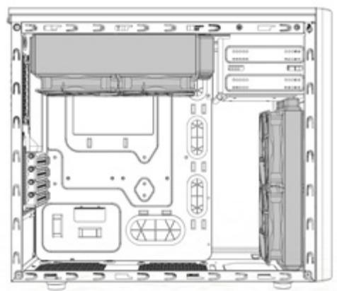 Fractal Design Arc Mini R2 - Opciones de refrigeración por agua - 1