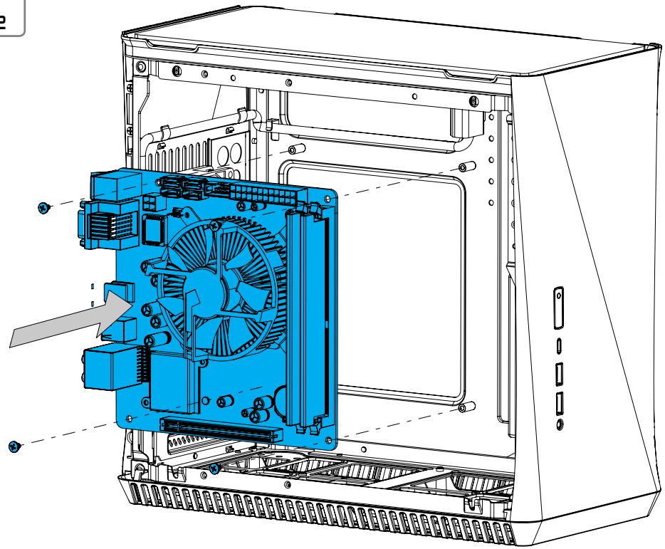 Fractal Design ERA - Install the Motherboard Assembly - 2