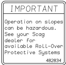 Scag STT-31BSD - WARNING - 3