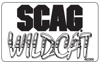 Scag STWC - REPLACEMENT DECALS AND INFORMATION PLATES - 6