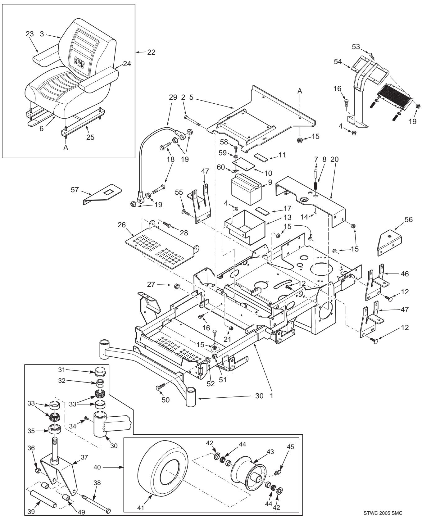 Scag STWC - SHEET METAL COMPONENTS - 1