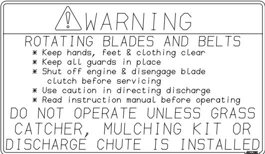 Scag STWC - SAFETY AND INSTRUCTIONAL DECALS - 2