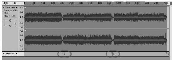 DUAL Audacity 2.1.2 - Automatisches Trennen der Tracks Ihres Albums: - 2