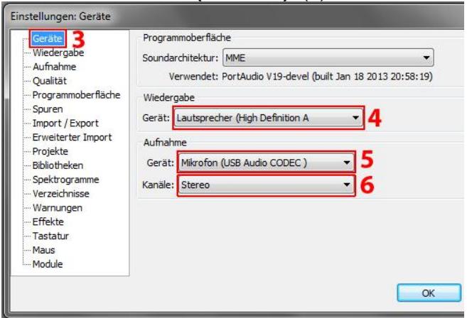 DUAL Audacity 2.1.2 - Audacity 2.1 für PC konfigurieren - 3