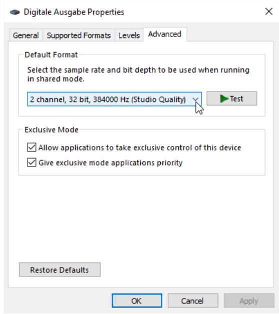 T+A PA 1100 E - System settings: - 3