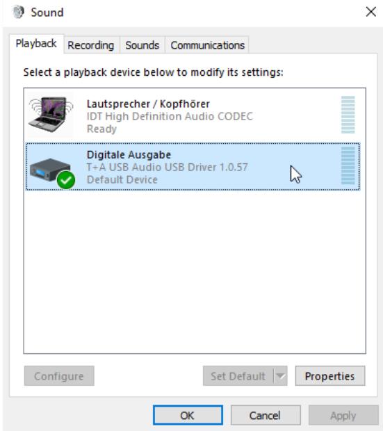 T+A SDV 3100 HV - System settings: - 2
