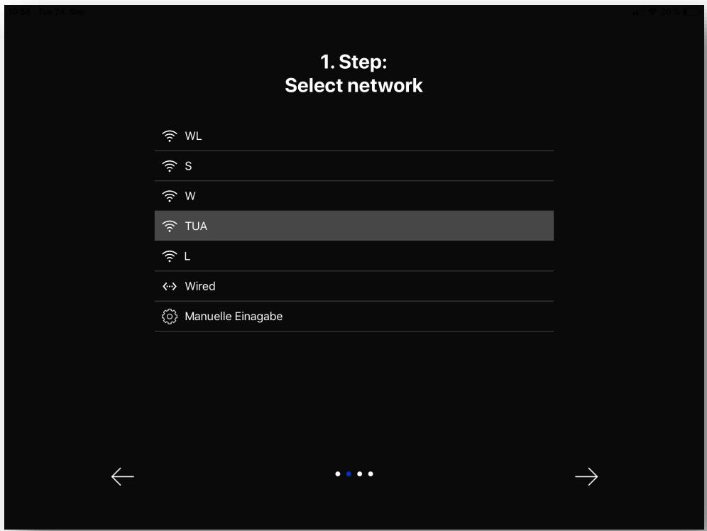 T+A MusicNavigator - WLAN setup via access point - 1