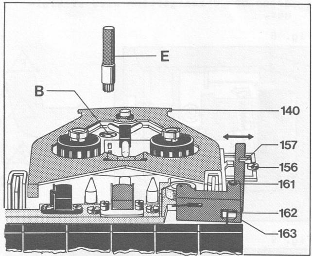 DUAL C 919 - Andruckhebel - 2