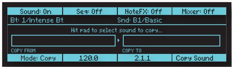 Sequential Tempest (addendum 1.4) - To selectively copy a Sound and/or its associated elements: - 1