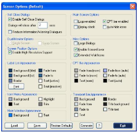 AMS Neve Encore Two - Screen Options - 1