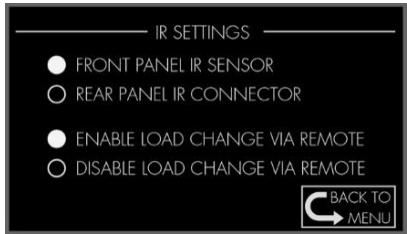 Gryphon Audio SIREN v.1.0 - DISPLAY SETTINGS: - 1