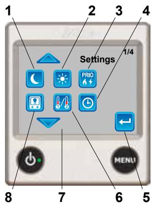 Settings 1/4 MENLI