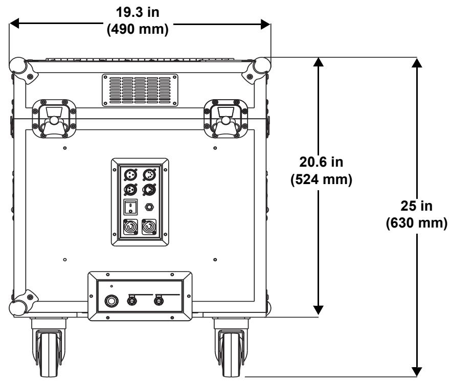 Chauvet Professional CLOU9 - Product Dimensions - 1
