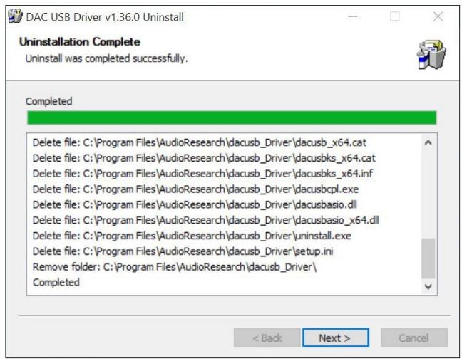 AUDIO RESEARCH CD9 - Software Installation - 2