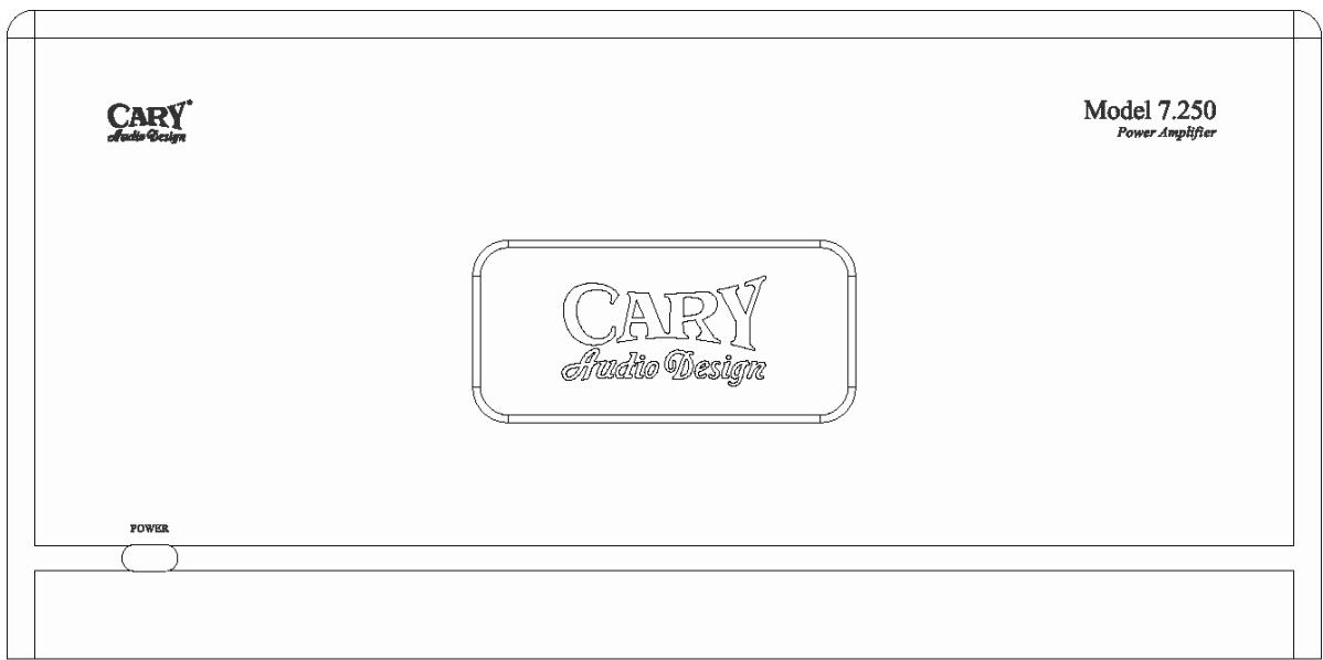 Cary Audio Model 7.250 - FRONT PANEL - 1
