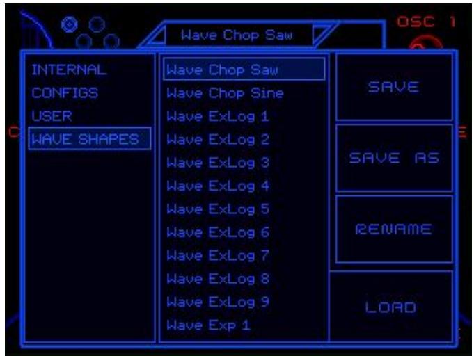 1010music Waverazor Dual Oscillator - Preset Browser - 1
