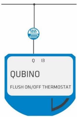 Qubino Flush On/Off Thermostat - Parameter no. 13 – I3 Functionality selection - 1