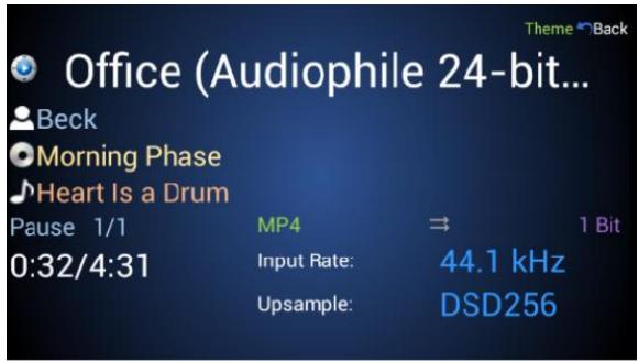 Cary Audio DMS 650 - ALTERNATE NOW PLAYING DISPLAY SCREENS - 3