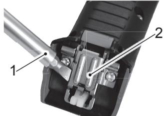 Coburn Heiniger Saphir Cord - Aufstecken des Scherkopfs - 1