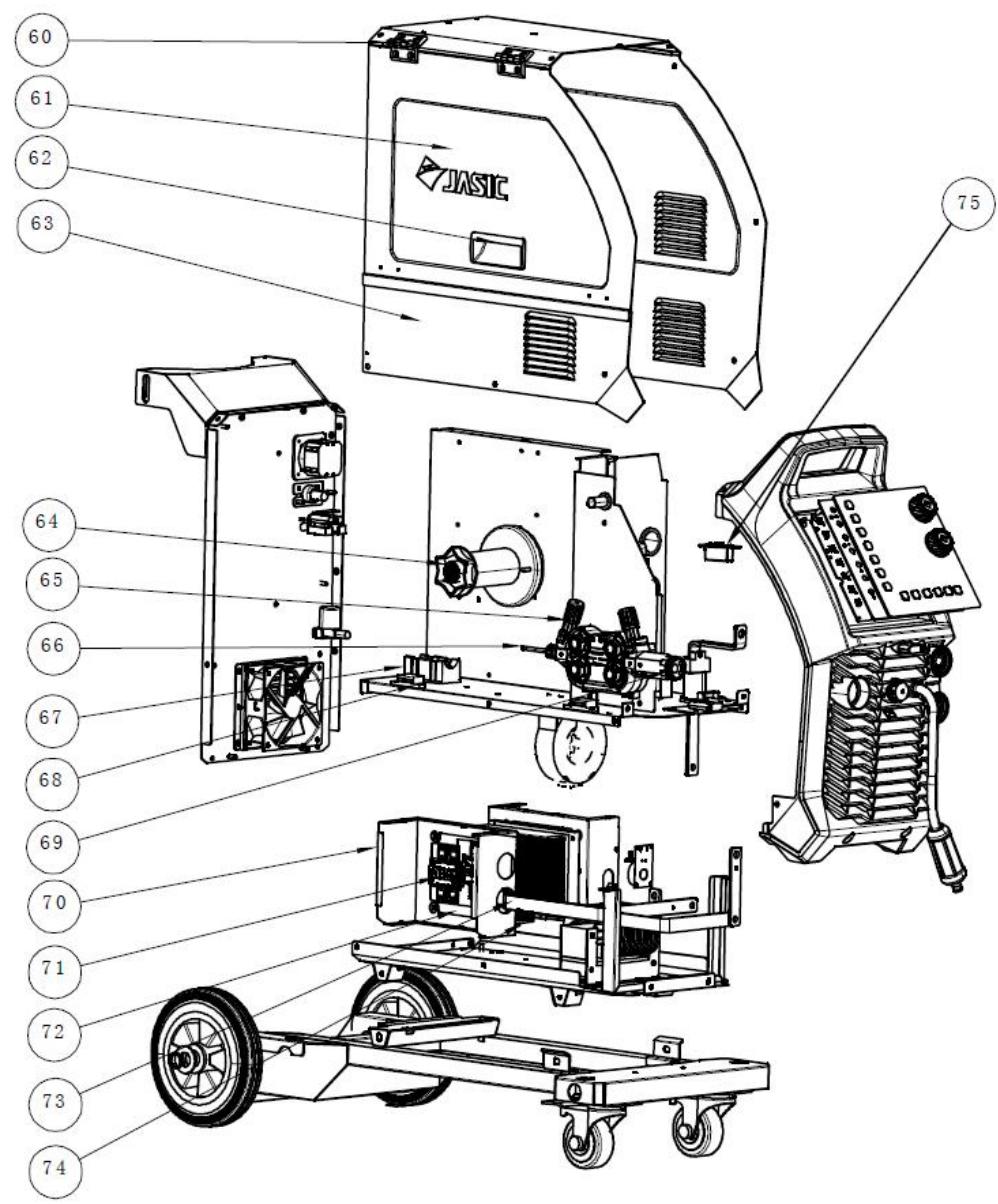 JASIC MIG350C - Appendix 2: Common spare parts list - 2