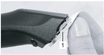 Coburn Heiniger Opal Xtend - Aufstecken des Scherkopfs - 4
