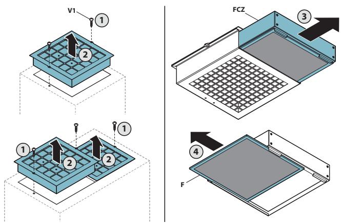 FALMEC E ion System - METALLISET RASVANPOISTOSUODATTIMET - 2