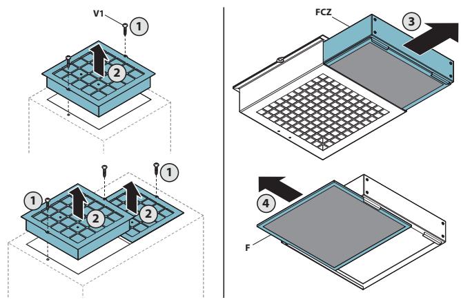 FALMEC E ion System - METALLFETTFILTER - 2